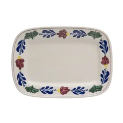 Bord Rechthoekig 25 x 18cm Royal Boch Boerenbont