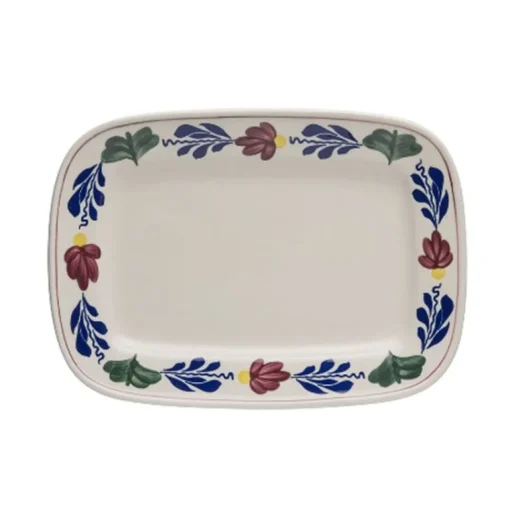 Bord Rechthoekig 25 x 18cm Royal Boch Boerenbont