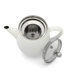 Dubbelwandige theepot 'Eva' Mat Wit 1,1Liter
