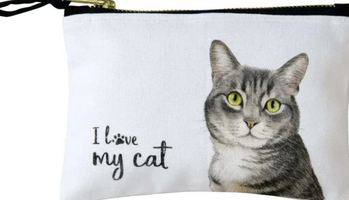 Katoen tas 'I Love my Cat'