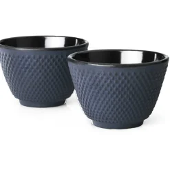 Kopjes Gietijzer (set van 2) Xilin Blauw