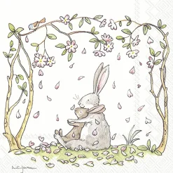 Lunchservet 'Blossems and Bunnies'