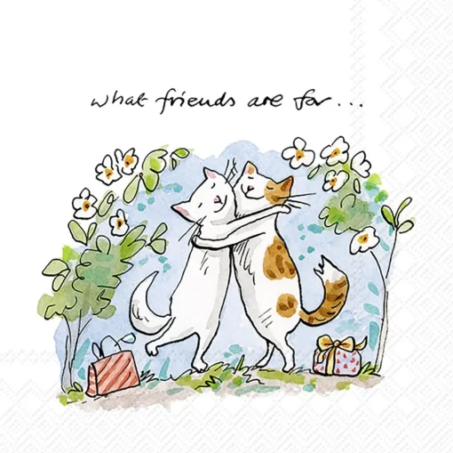 Lunchservet Cats Friends