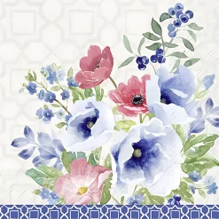 Lunchservet 'Indigo Bouquet'