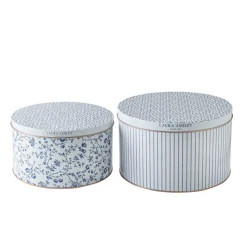 Opbergblikken-set Laura Ashley 'Candy Stripe en Woodruff'