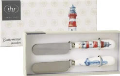 Set van 2 botermesjes 'Lighthouse'