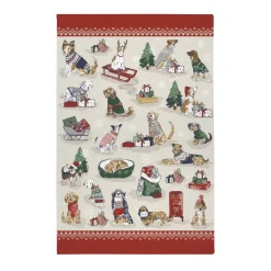 Theedoek 'Merry Mutts'