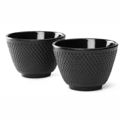 Theekopjes Gietijzer (set van 2) Jang zwart