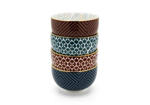 Theekopjes 'Pucheng' set van 4