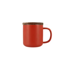Theemok met zeef en deksel paprika 300ml