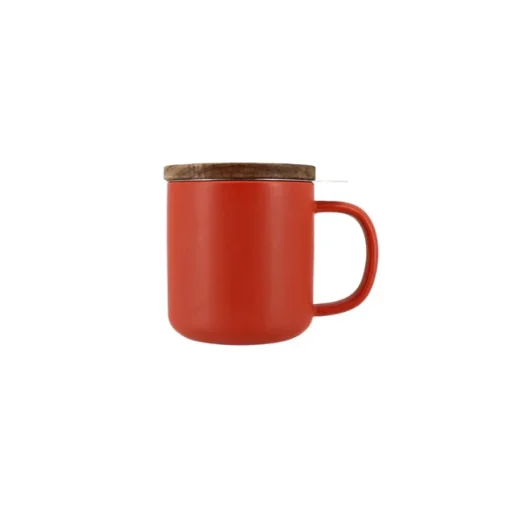 Theemok met zeef en deksel paprika 300ml